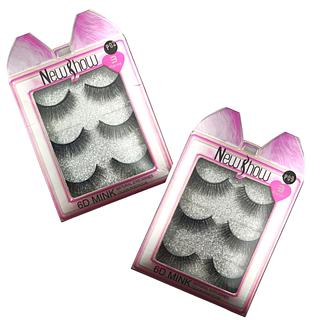NewShow Cilio Postiço Com 3 Pares / 12 Pçs