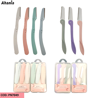 Ahania - Kit de 3 Navalhas / Dobrável / 12 peças