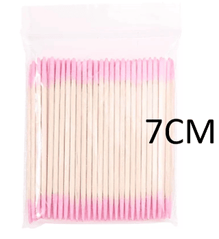 100 Pçs Palitos Manicure 7CM Ponta Dupla