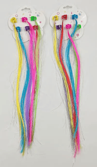 Kit 6 cabelo infantil criança meninas peruca design garra de cabelo