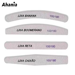 Ahania Lixa para Manicure 100/180 / 25 Peças cada Pacote