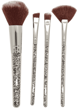 Kit de 4 Pinceis / Cabo com Stras