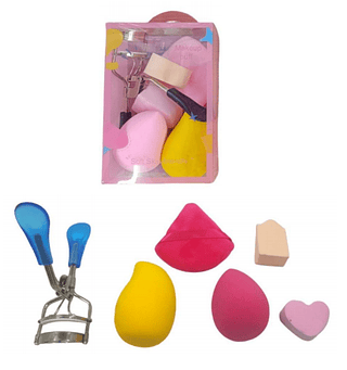 Kit de 6 Esponjas + 1 Cuvex de Cilios
