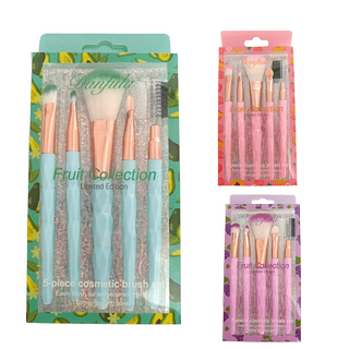 Ahania Kit de 5 Pinceis (com Embalagem de PVC Montado） / 12 peças