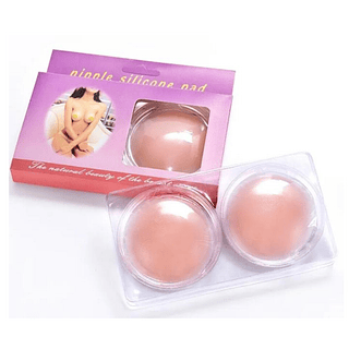 Ahania Pacote com 20 Pares / Protetor Adesivo De Silicone Para Seios - Forma Redonda
