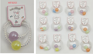 Rabico P/ Cabelo formado bolinha