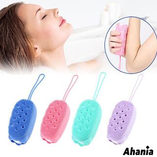 Ahania Escova Corporal Banho Silicone Dupla Face/ 12 peças