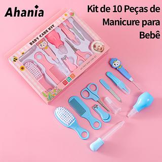 Kit 10 Pçs de Manicure para Crianças