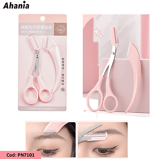 Ahania Kit Tesoura + Navalha / 12 peças