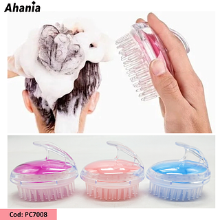 Ahania - Escova Massageadora Capilar Lavar Cabelo / 12 peças