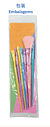 Kit de 7 Pinceis com Cor Macaron
