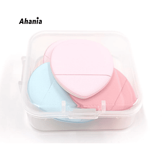 Ahania Kit de 5 Mini Esponjas com Estojo de Acrílico / 12 peças