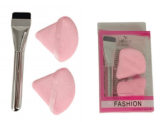 Kit de Pincel de Base e 2 Esponja Triagular