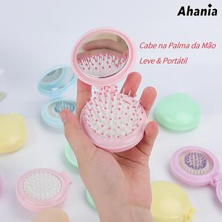 Kit de 1 Espelho com Escova + 1 Peças de Esponja