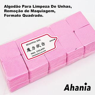 Ahania Algodão para Limpeza Com Cores de Pink ou Branco.