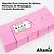 Ahania - Algodão para Limpeza Unhas, Remoção de Maquiagem, Quadrado Com Cores de Pink ou Branco.