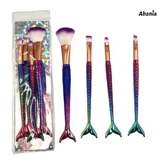 Ahania - Kit de 4 Pinceis de Sereias / 12 peças
