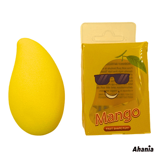 Ahania Esponja de Maquiagem em Forma de Manga Amarela / 12 peças