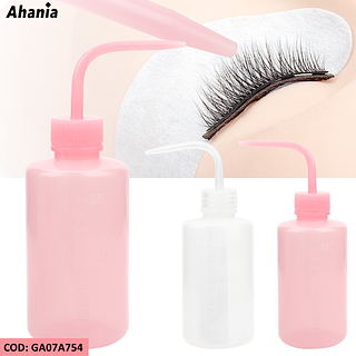 Ahania Garrafa Bico Curvo p/ Cílios – 150ml e 250ml (Kit 12 unid)