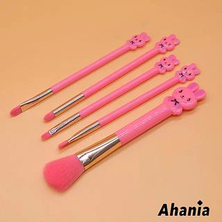 Kit de 5 Pinceis com Cabo de Coelho