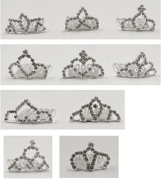 8 Modelos de PENTE com STRASS