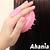Ahania - Escova Massageadora Capilar Lavar Cabelo, Cabo Plástico e Dente de Silicone