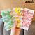 Ahania Kit Laço Cute Cartoon Rubber Band for Girls Infantil, High Elastic, suporte Para Penteado Rabo de cavalo colorido, Laço Prendedor de Cabelo, não Enrosca, não quebra o Cabelo Acessórios, 5pcs por conjunto. 12 Cartelas Modelos e Cores Sortidas.