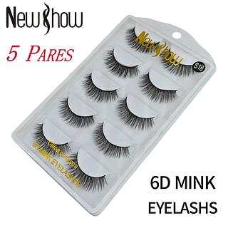 Ahania Cílios Postiços com 5 Pares