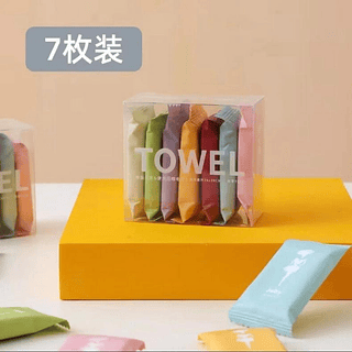 7 Toalha Comprimida Descartável Desidratada