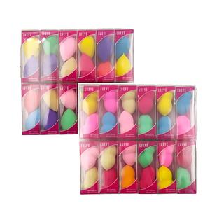 Kit De 2 Mini Esponja De Maquiagem / 12pcs