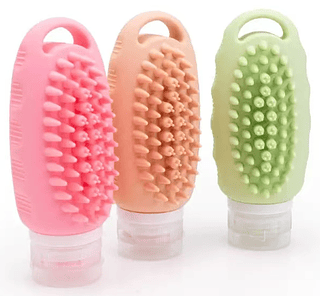 Frasco de Silicone e Escova 2 em 1
