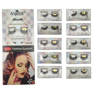 Cilio Postiço Com 1 Par / 10 Pçs