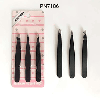 Kit de 3 Pinças Pretas