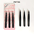 Kit de 3 Pinças Pretas