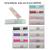 Unhas Postiças Com Glitter Forma Bailarina NT01A703 / 12PCS