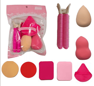 Kit de 1 Raiz de Cabelo + 6 Esponja