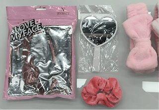 Kit de Espelho, Faixa, Elastico de Cabelo