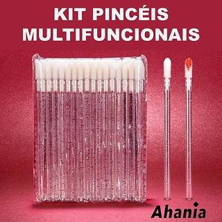 Ahania Pincéis/ Escova Multifuncional com Cabo de Cristal