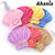 Ahania Toalha Touca De Banho De Arco Bandanas De Cabelo Touca Toalha De Secar Cabelo Microfibra Anti Frizz/ 12 peças