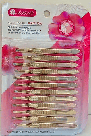 12 Pinças / Cor de Dourada