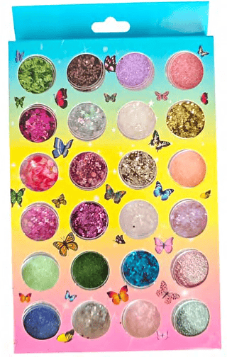 24 Glitter Para Unha